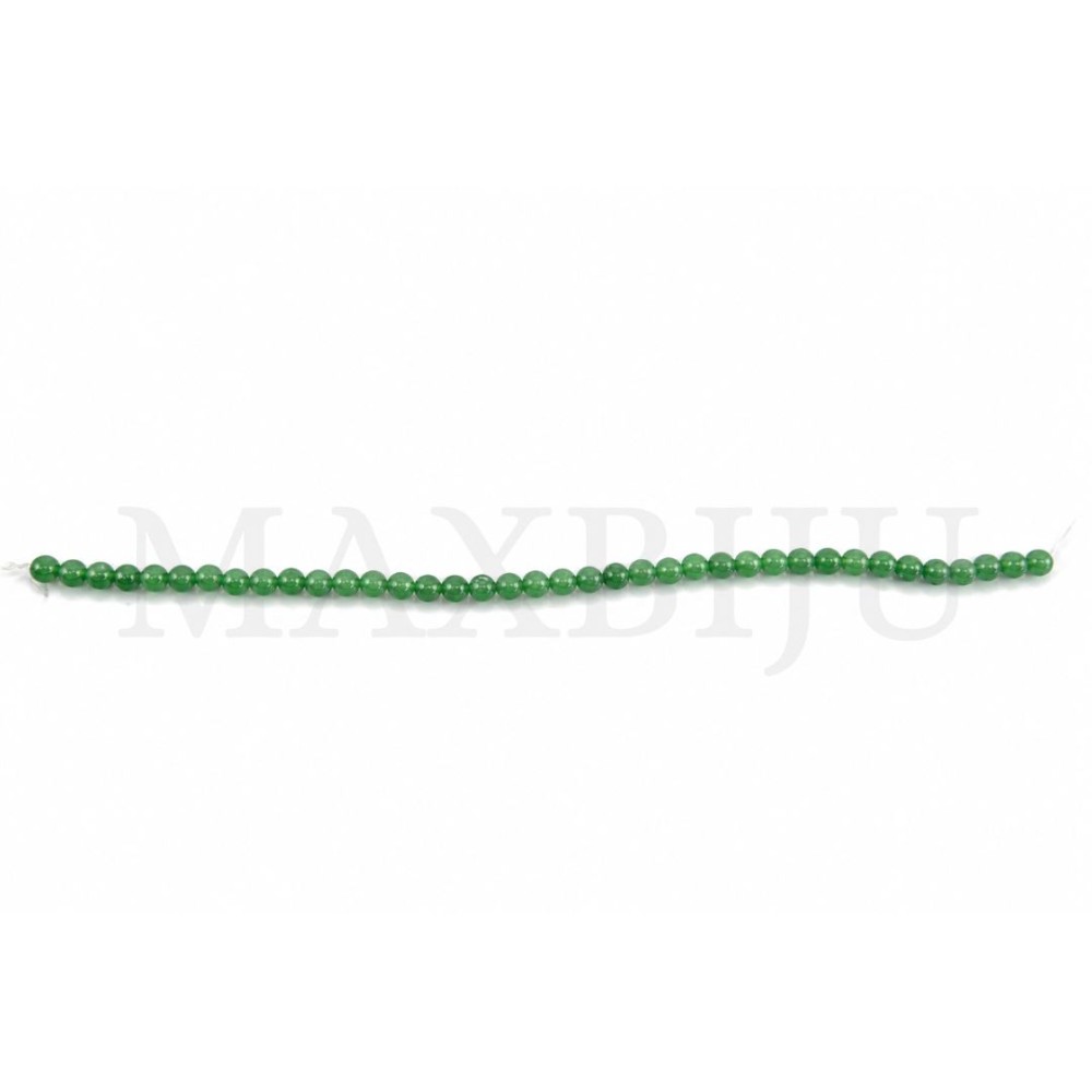 Strings of 10mm green aventurine.
