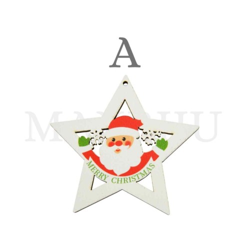 Assorted Christmas Pieces in Wood