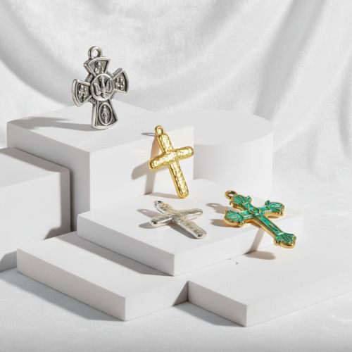 Metal Scapulars and Religious Pendant