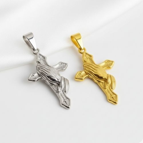 Steel Scapulars and Religious Pendant