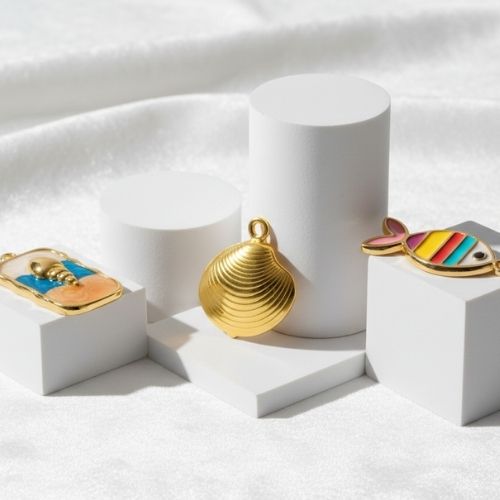 Steel Sea and Ocean Pendant