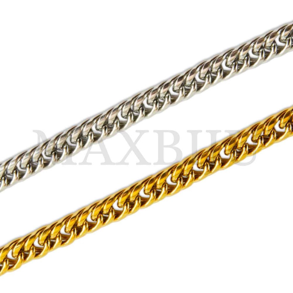 Steel Oval Links Rope Bracelet 
(19,5cm) 4x7mm