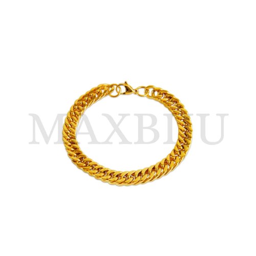 Steel Oval Links Rope Bracelet 
(19,5cm) 4x8mm