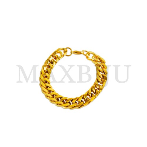 Steel Oval Links Rope Bracelet 
(19,5cm) 5x10mm