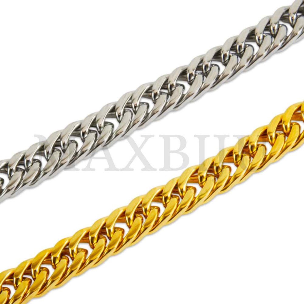 Steel Oval Links Rope Bracelet 
(20cm) 5x12mm