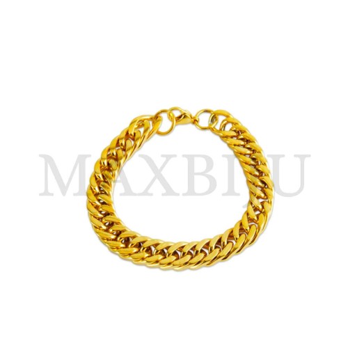 Steel Oval Links Rope Bracelet 
(20cm) 5x12mm