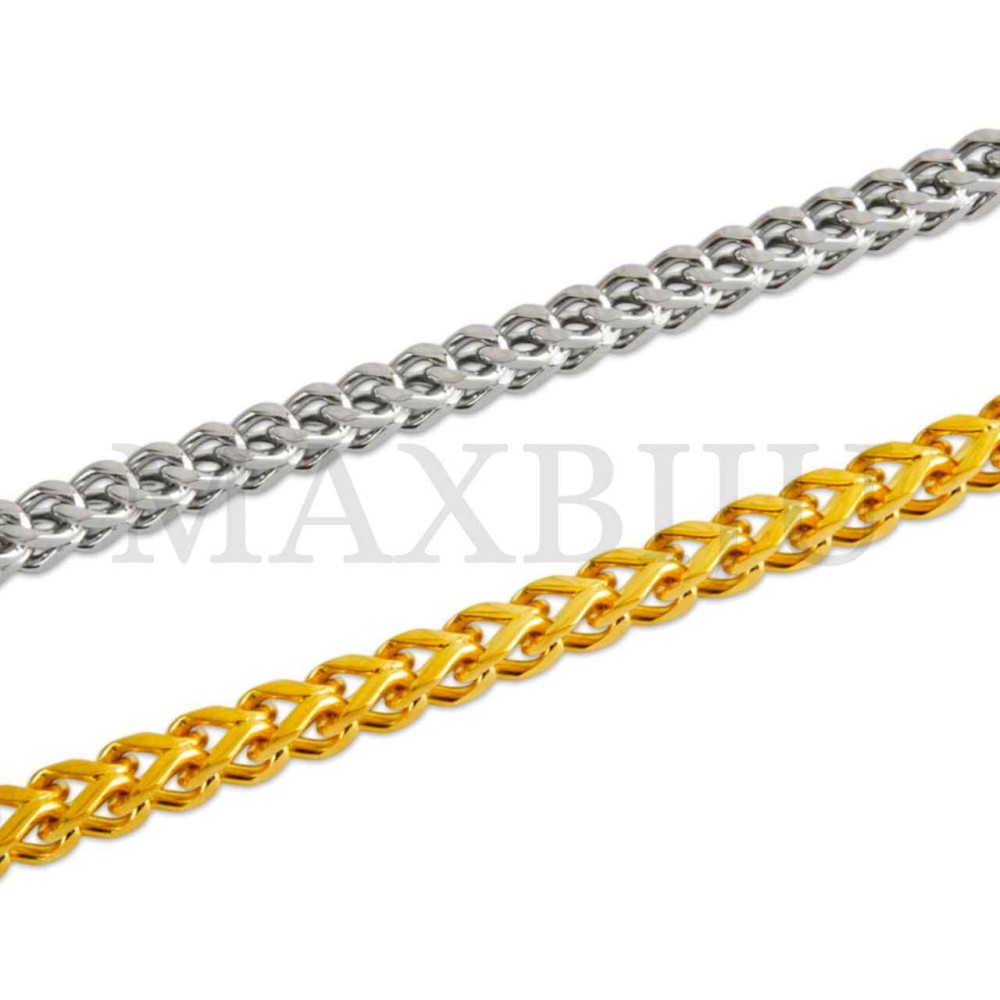 Steel Palmier Mesh Bracelet
 (20cm) 6x6mm