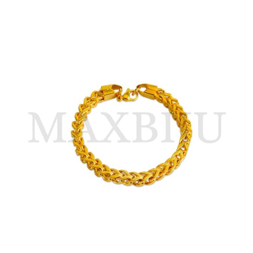 Steel Palmier Mesh Bracelet
 (20cm) 6x6mm