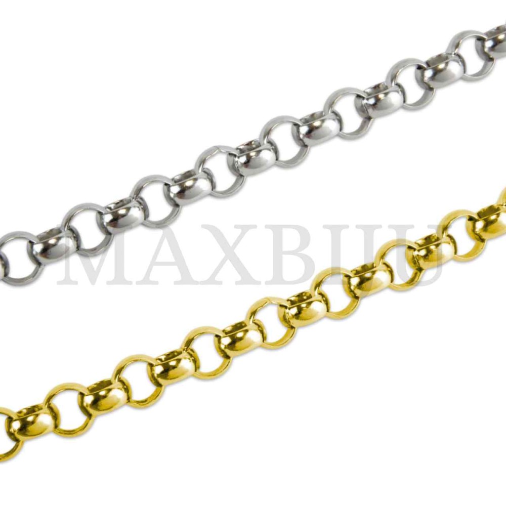 Steel Belcher Links Bracelet (19cm)
9x9mm