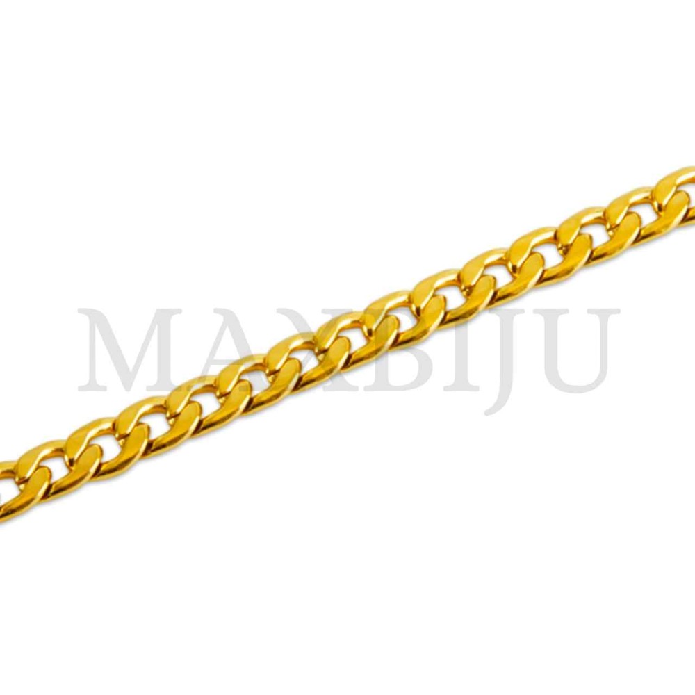  Steel Figaro Links Bracelet 
(21cm) 2x6mm