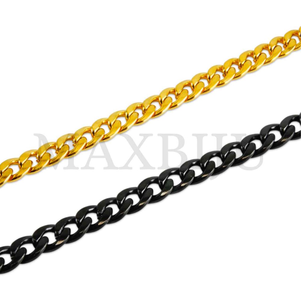  Steel Figaro Links Bracelet 
(20cm) 3x8mm