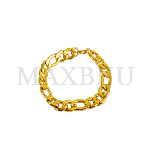 Steel Figaro Links Bracelet 
(20,5cm) 4x12mm