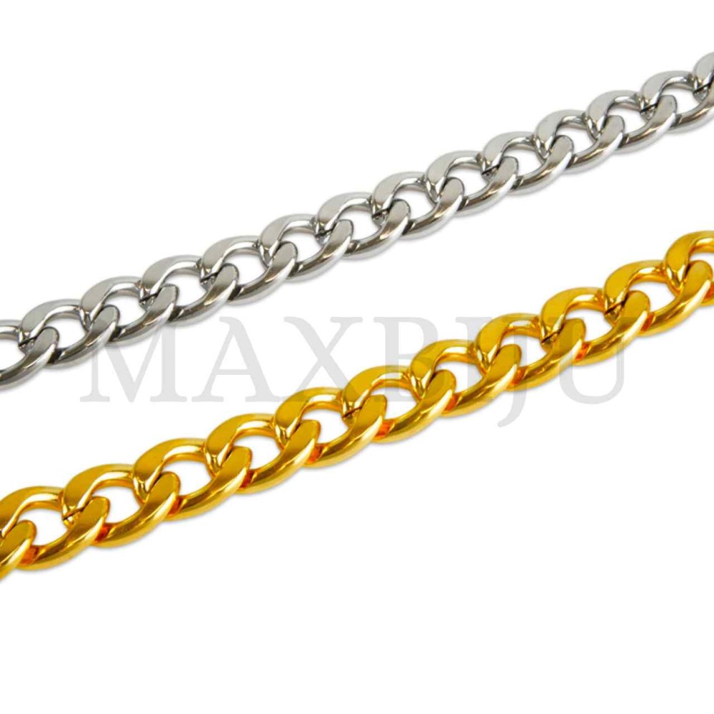  Steel Figaro Links Bracelet 
(20cm) 5x12mm