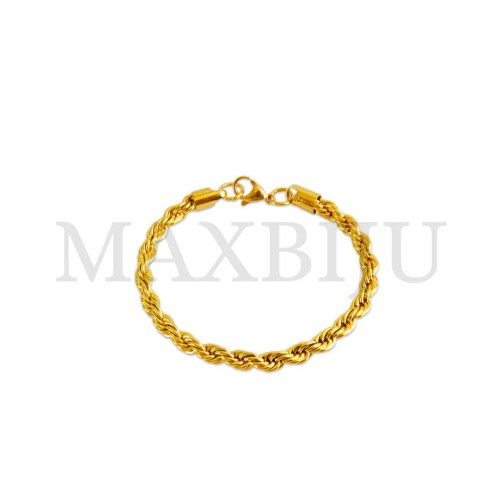 Steel Rope Bracelet (21cm) 6x6mm