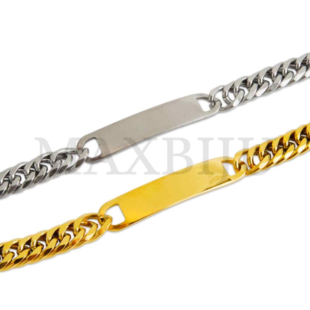Steel Oval Links Rope Bracelet 
(20cm) 10x50mm