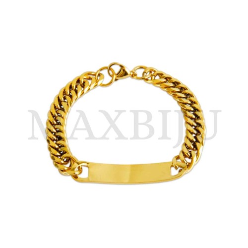 Steel Oval Links Rope Bracelet 
(20cm) 10x50mm