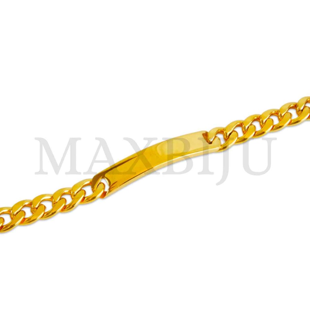 Steel Oval Links Rope Bracelet 
(20cm) 9x45mm