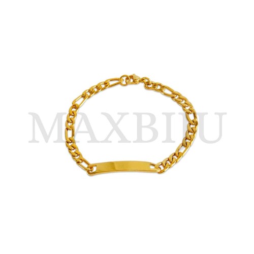 Steel Figaro Links Bracelet 
(18cm) 7x36mm