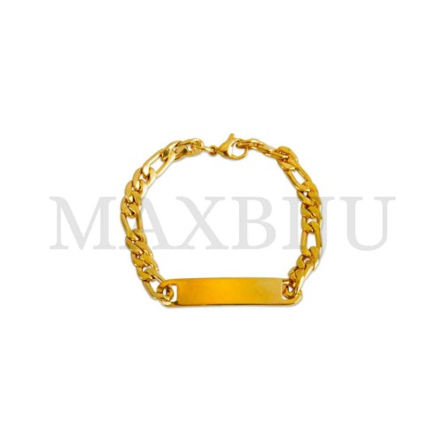 Steel Figaro Links Bracelet 
(19cm) 9x43mm