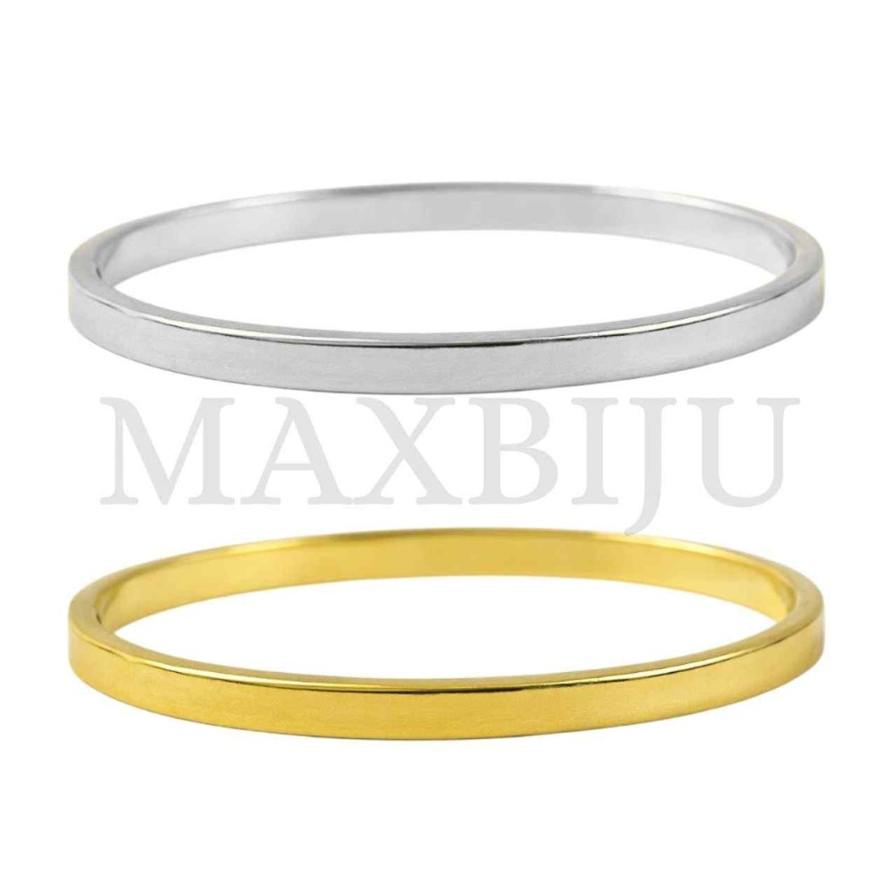 Stainless Steel "Simple Bracelet Round" (6cm)