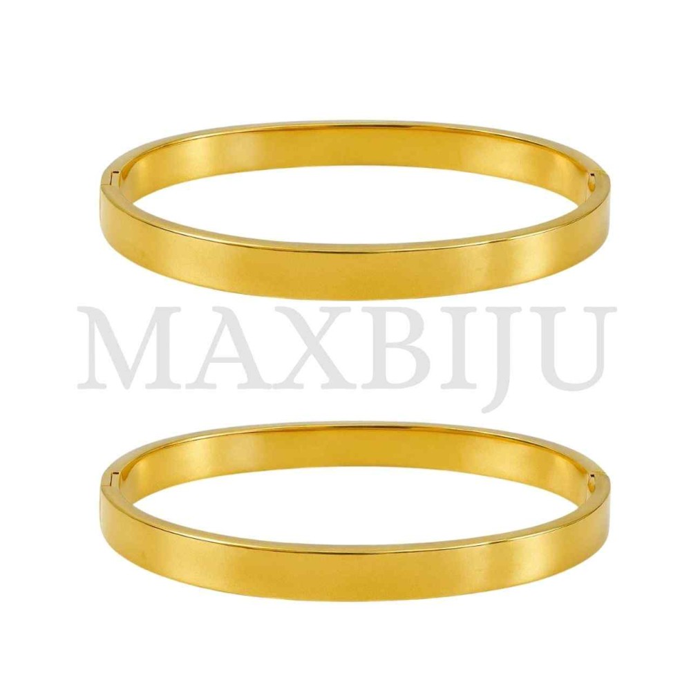 Stainless Steel "Simple Bracelet Round" (6cm)