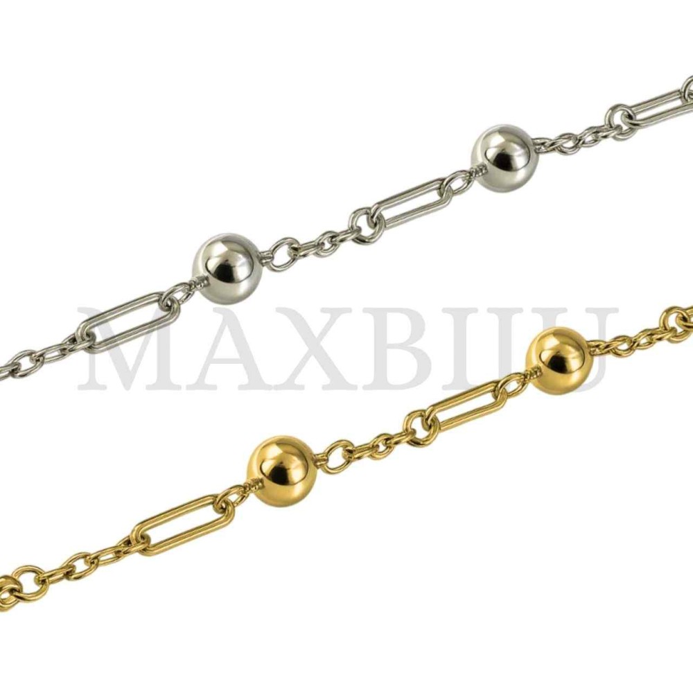 Stainless Steel " Ball Bracelet" (19,50cm)
