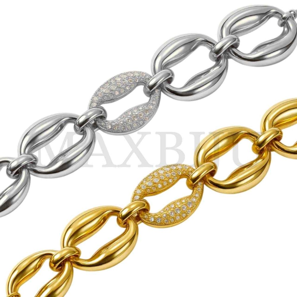 Stainless Steel "Belcher Links Bracelet "
(22,50cm) 30x23mm