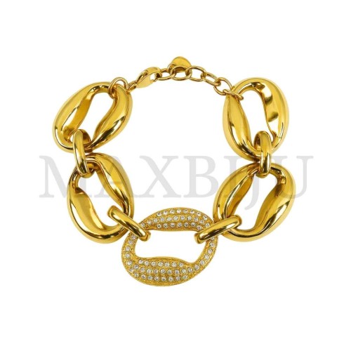 Stainless Steel "Belcher Links Bracelet "
(22,50cm) 30x23mm