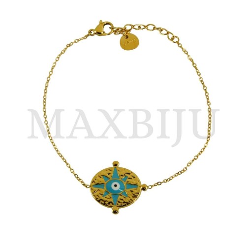 Stainless Steel "Evil Eye Bracelet"
(20cm)