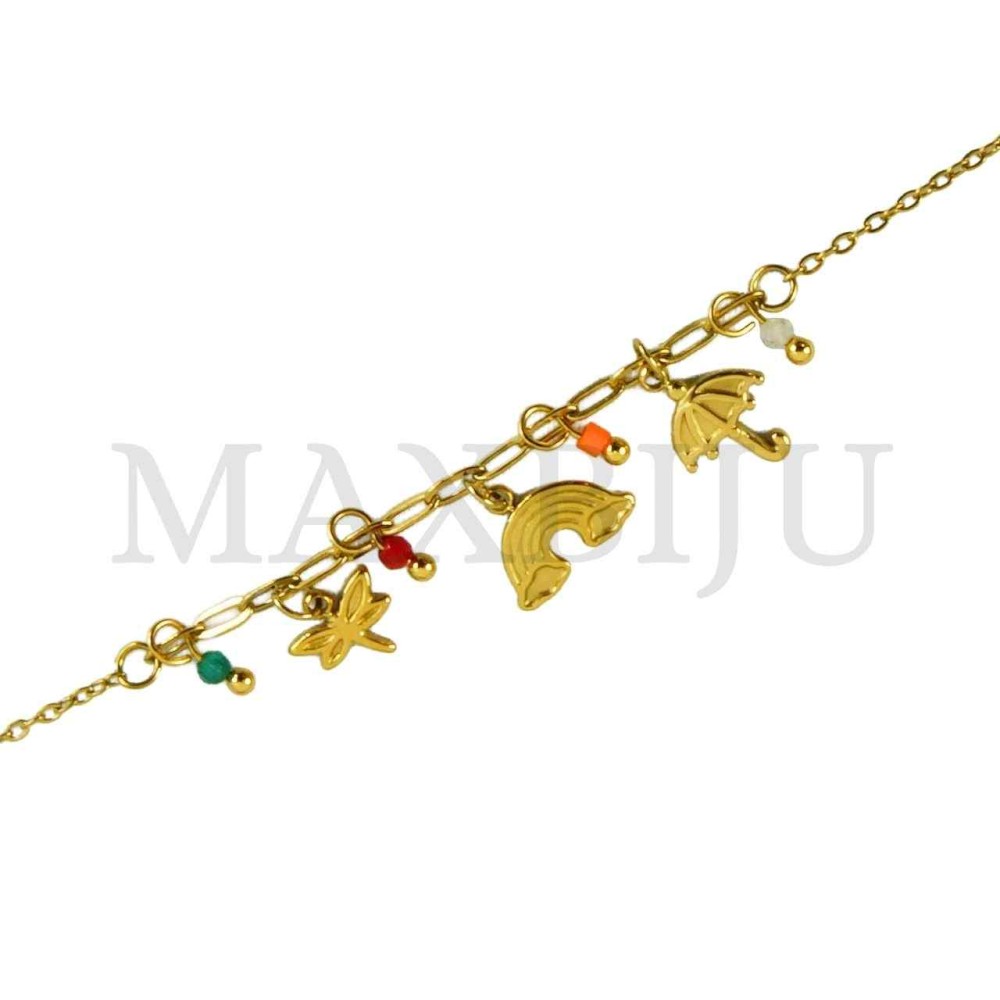 Stainless Steel "Small Pendant Bracelet"
(20cm)