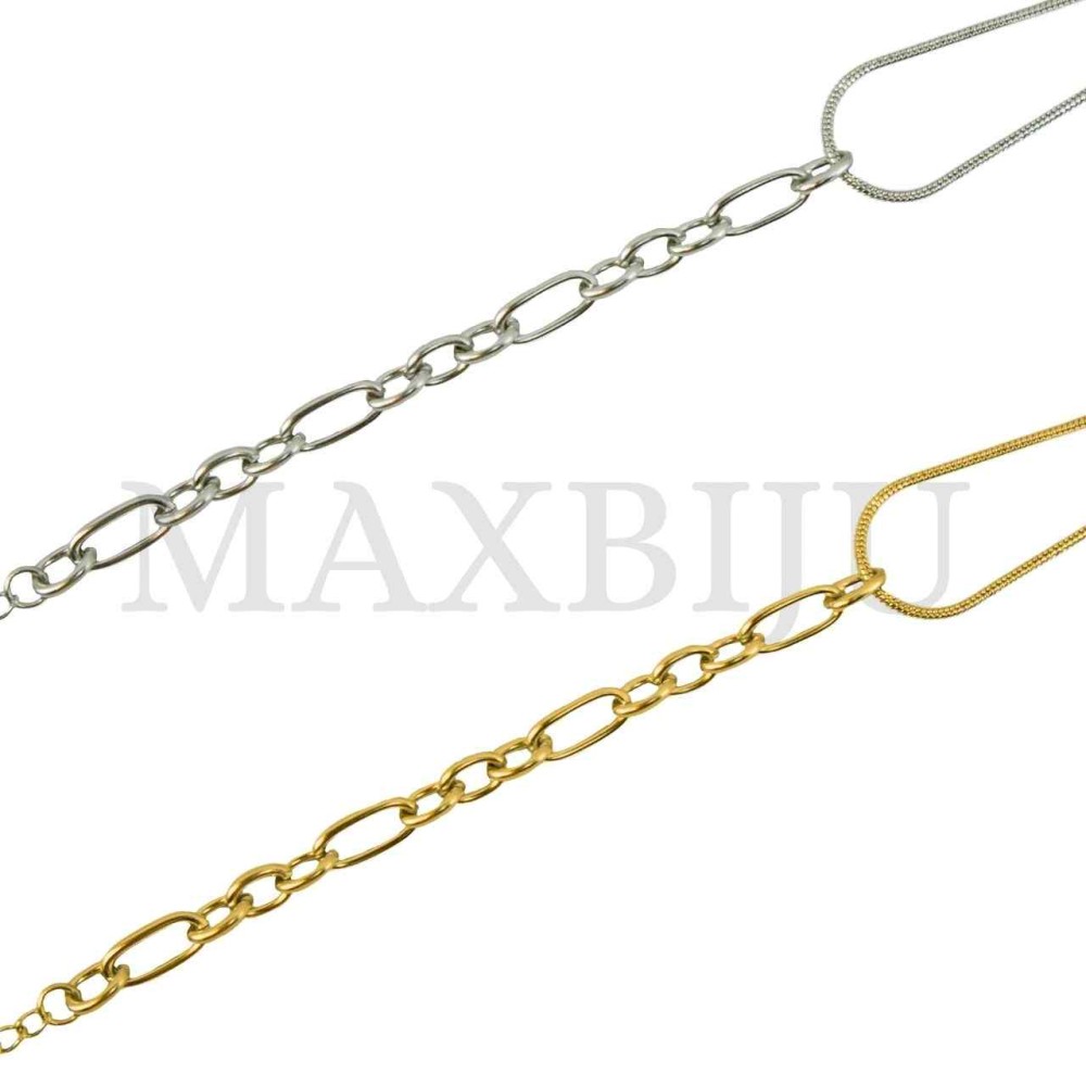 Stainless Steel "Belcher Links Bracelet"
(20cm)