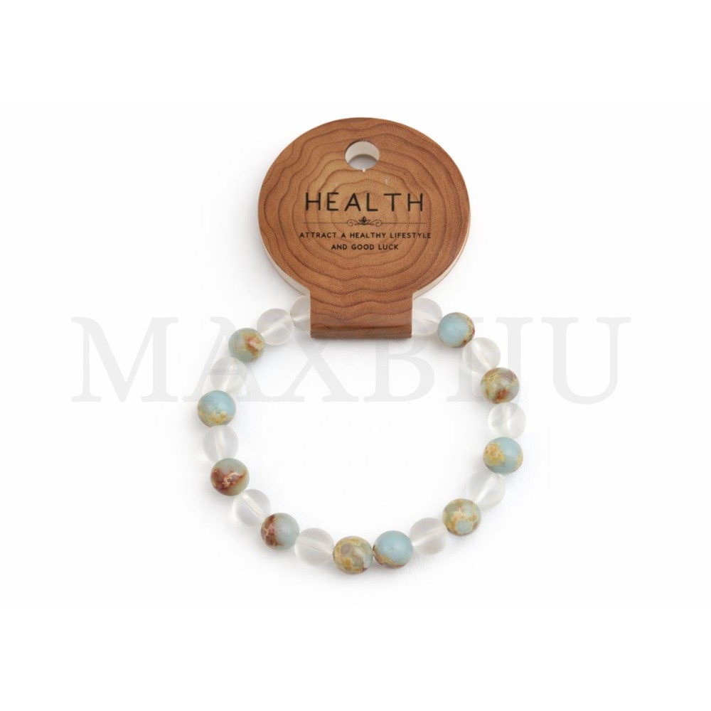 8mm Elastic Stone Bracelet - (Health).