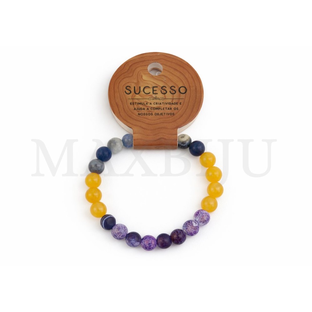 8mm Elastic Stone Bracelet - (Sucesso).
