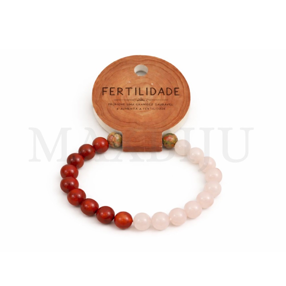 8mm Elastic Stone Bracelet – (Fertility).