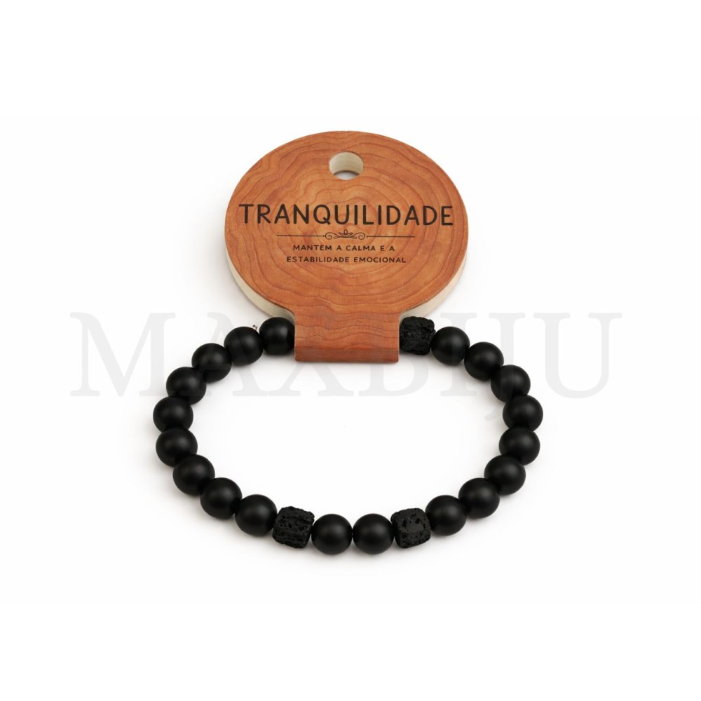 8mm Elastic Stone Bracelet - (Tranquillity).