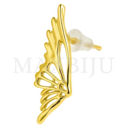 Metal Earrings - Butterfly Wings