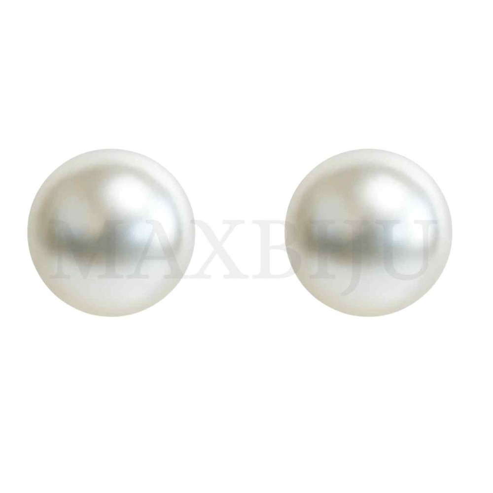 Metal Earrings - Pearl Earring