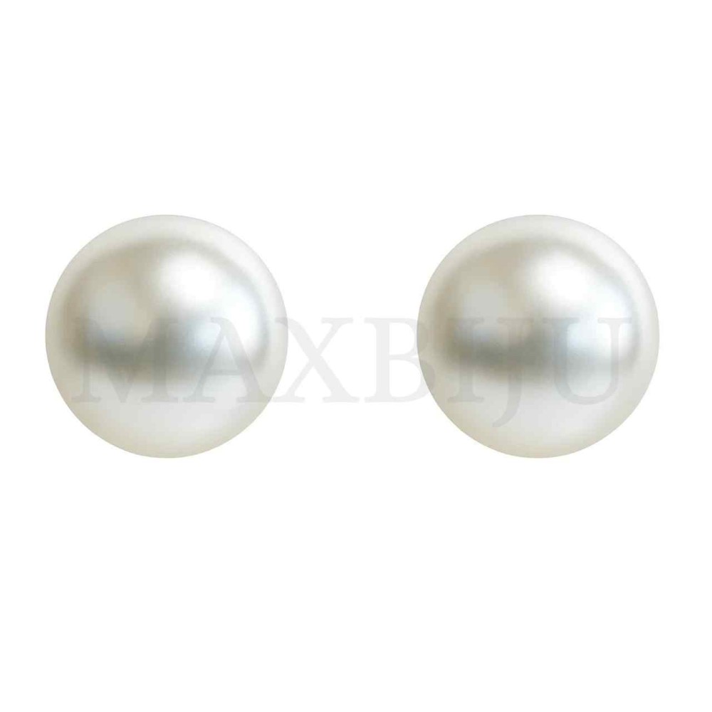 Metal Earrings - Pearl Earring