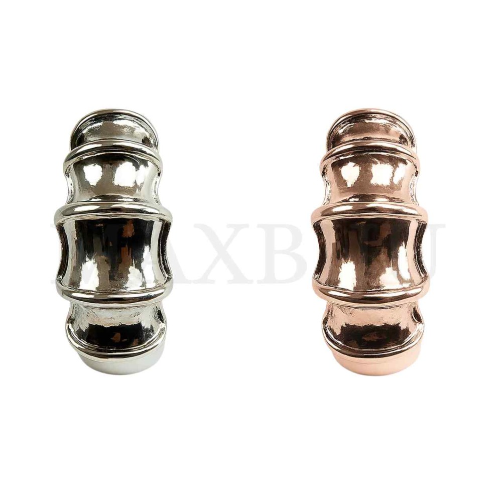 Rhodium Hoop Earrings