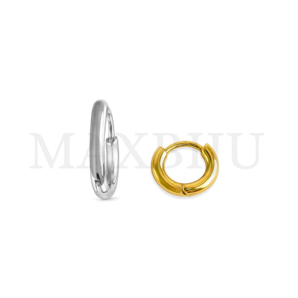 Stainless steel Simple Hoop 1,6x6mm