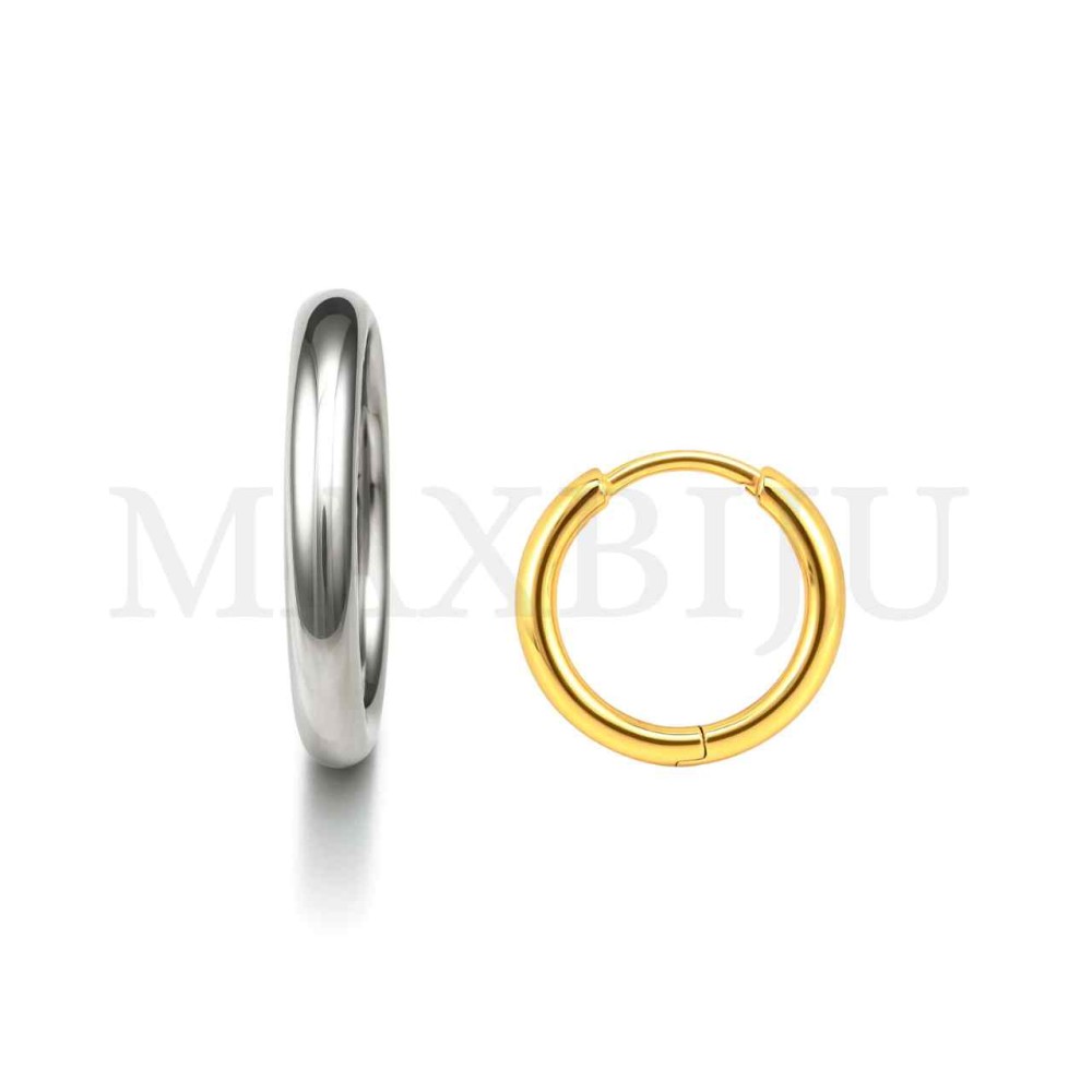 Stainless steel Simple Hoop 1,6x12mm