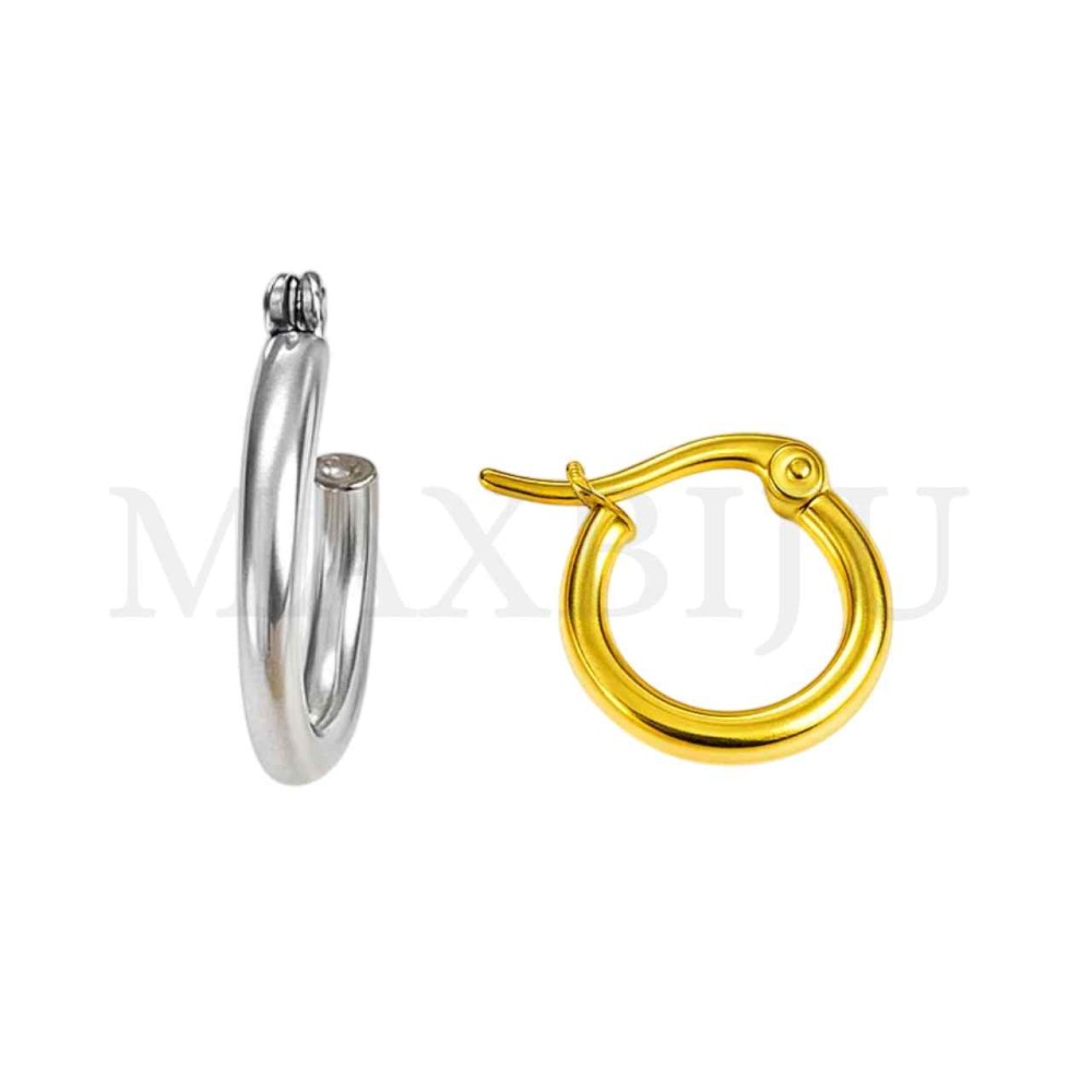 Stainless Steel Simple Hoop
 3x16mm