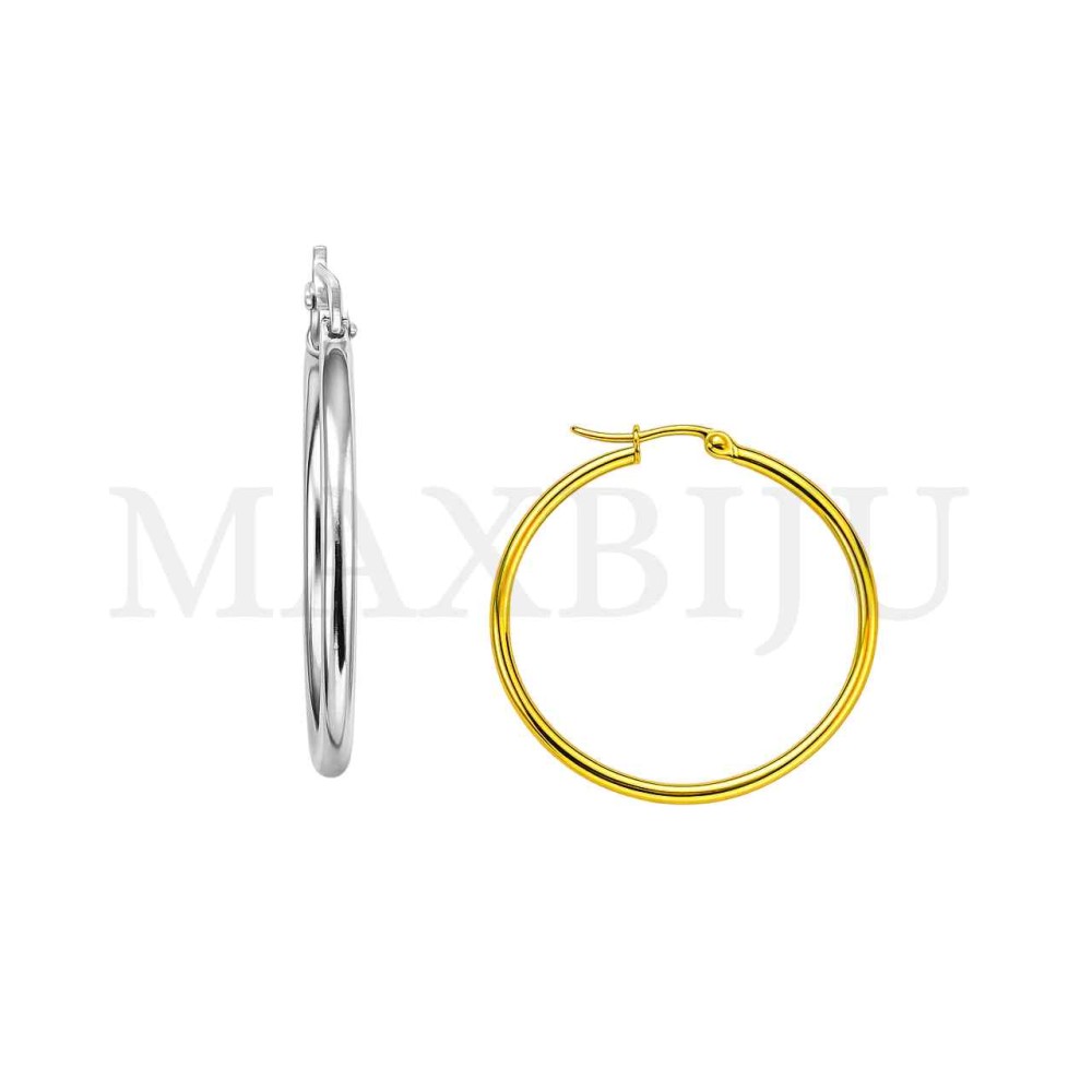 Stainless Steel Simple Hoop
 3x30mm