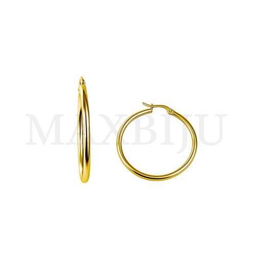 Stainless Steel Simple Hoop
 2x40mm