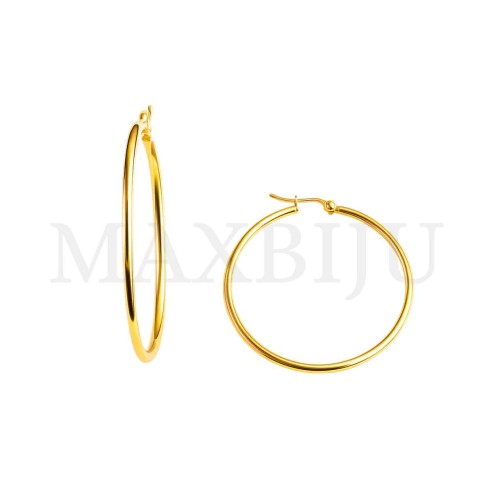 Stainless Steel Simple Hoop
 3x60mm