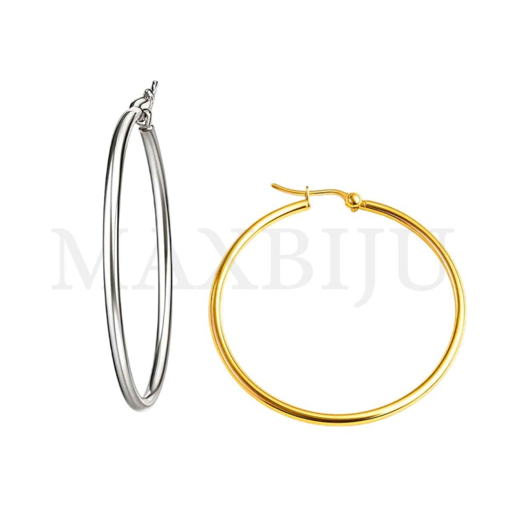 Stainless Steel Simple Hoop
 3x70mm