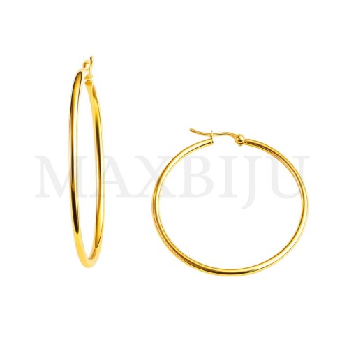 Stainless Steel Simple Hoop
 3x70mm