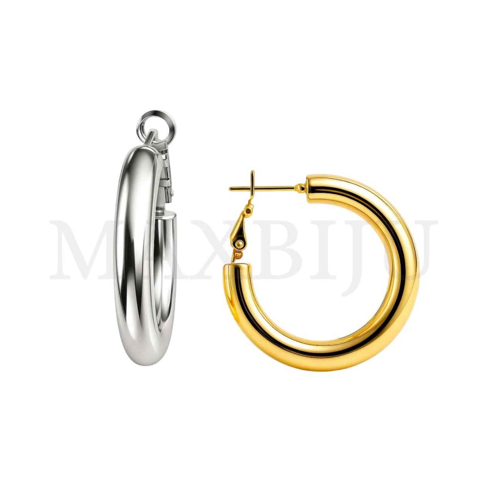 Stainless Steel Simple Hoop
6x40mm