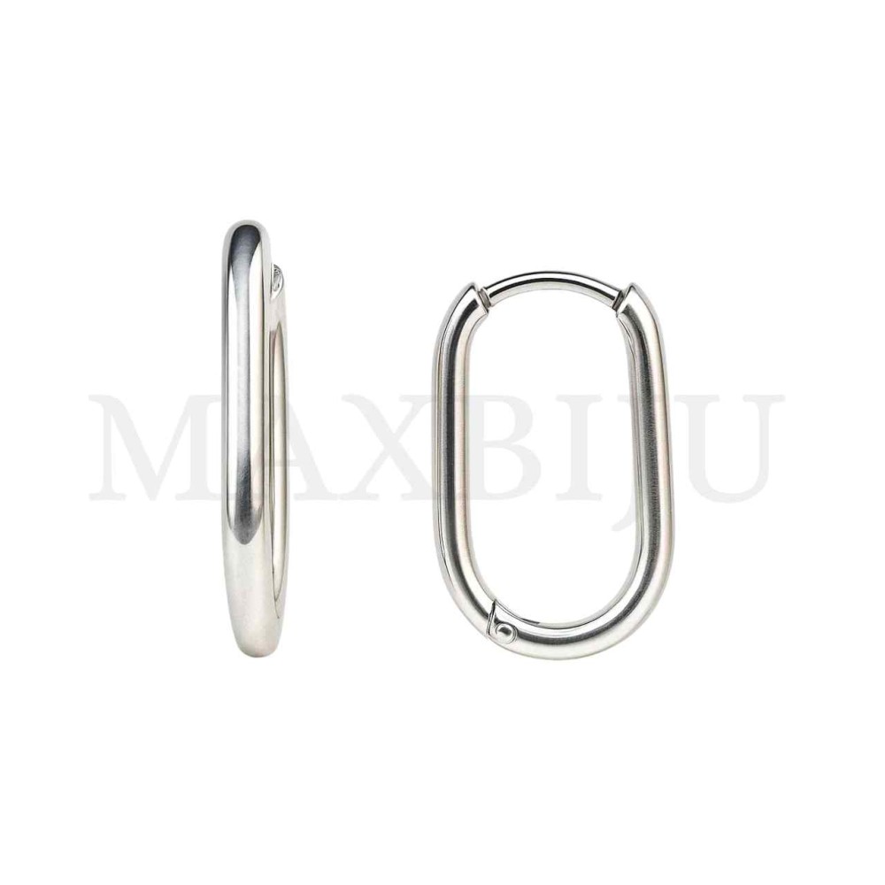 Stainless Steel rectangle Hoop
2x13x22mm