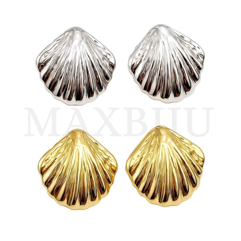 Stainless Steel Shell Earring